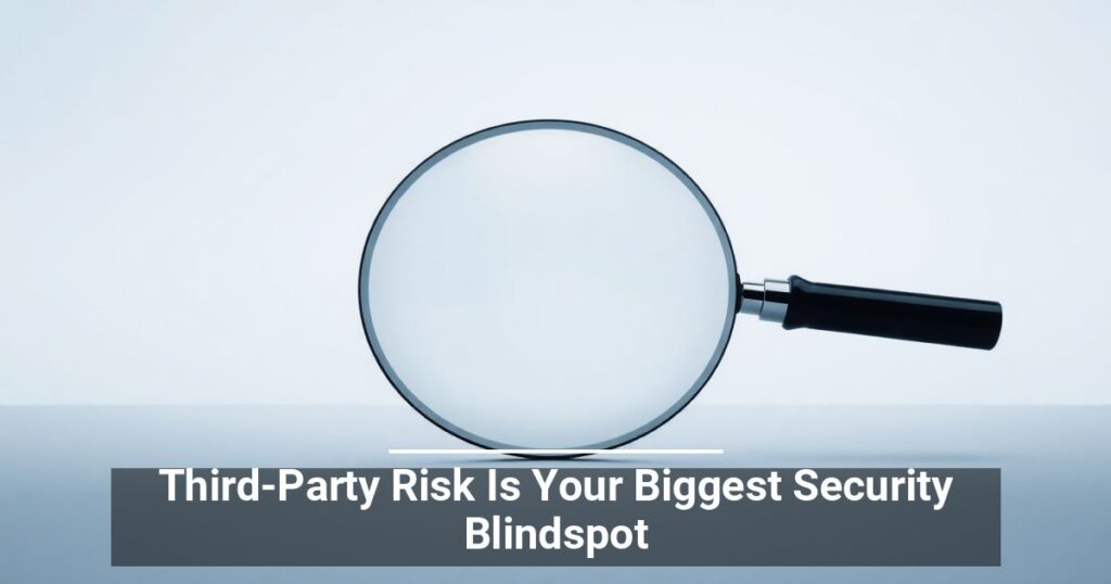 Third-Party Risk Is Your Biggest Security Blindspot