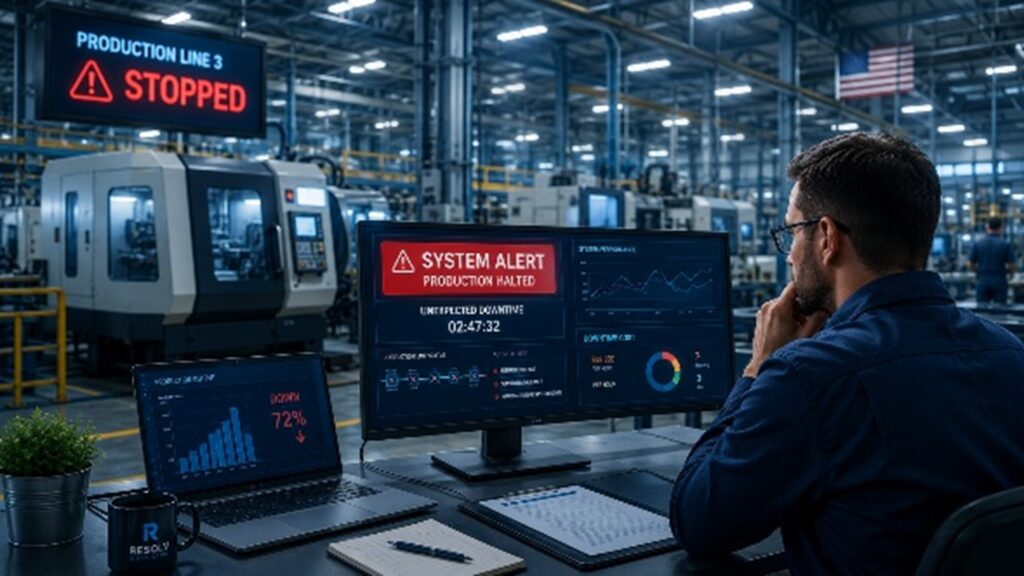 What Does Manufacturing Downtime Actually Cost? The Hidden Price of IT Outages for Southern California Manufacturers