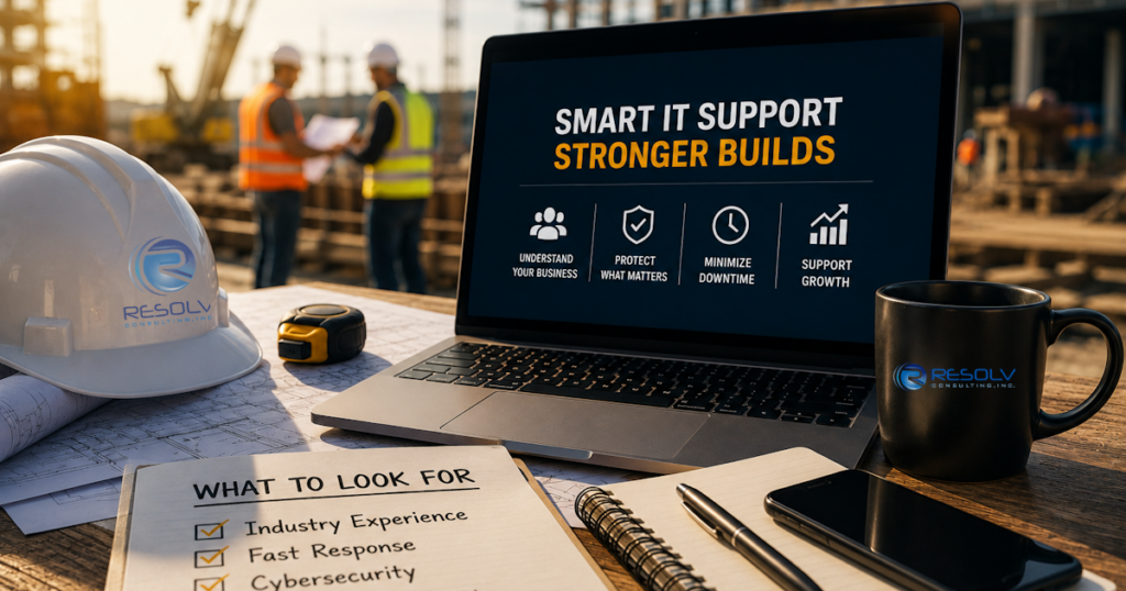 How to Choose the Right IT Support Company for Your Construction Business