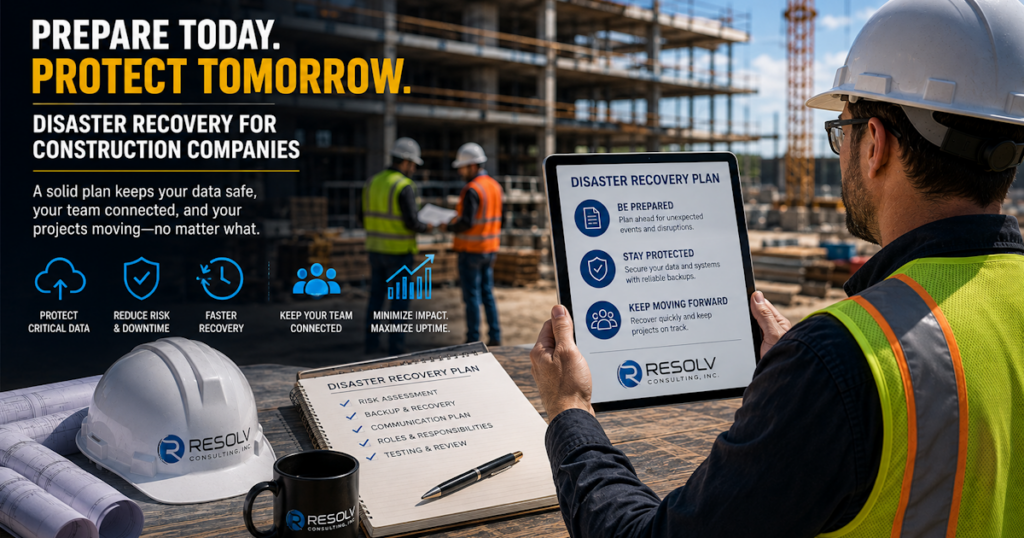 Why Construction Companies Need a Disaster Recovery Plan Before They Need One