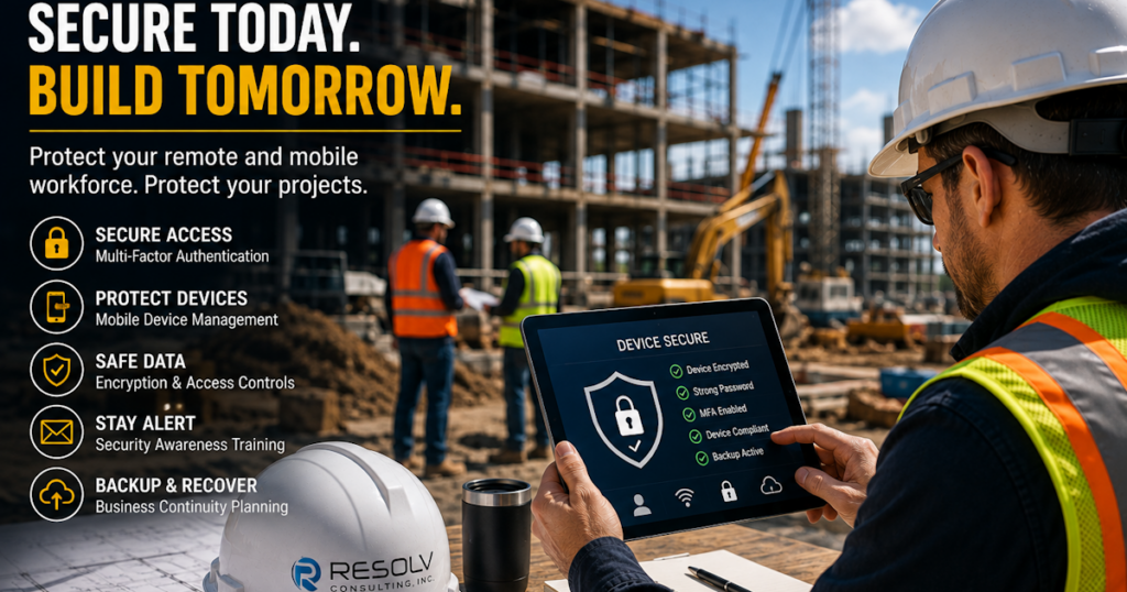 How Construction Companies Can Secure Their Remote and Mobile Workforce