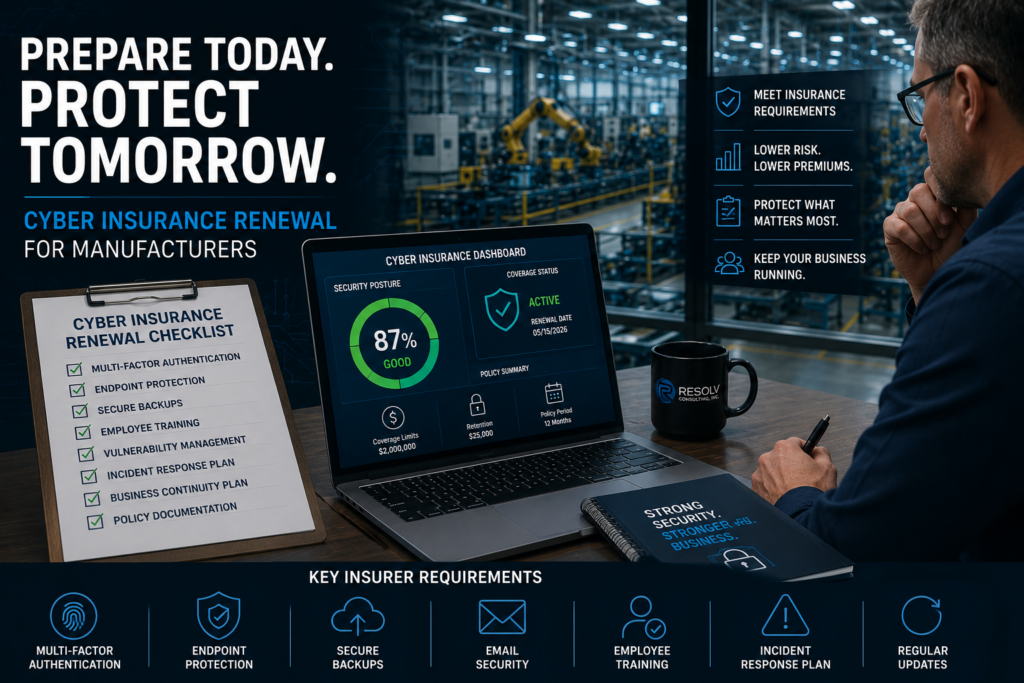 How to Prepare Your Manufacturing Business for a Cyber Insurance Renewal