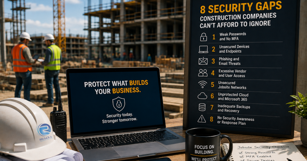 Construction Cybersecurity: 8 Security Gaps Every General Contractor Should Address