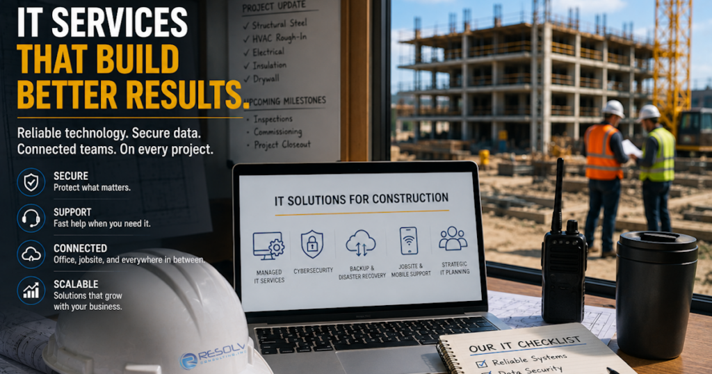 Construction IT Services: What Should a General Contractor Expect From an MSP?