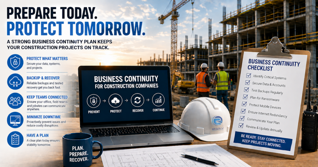 Construction Business Continuity: What Happens When Your Technology Goes Down?